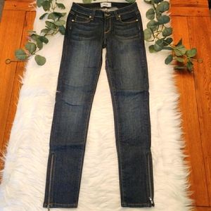 PAIGE Verdugo Ankle Jeans with Ankle Zip